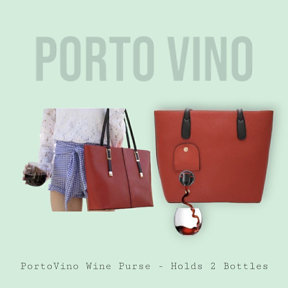 PortoVino Wine Purse - Discretely Holds 1.5l of your favorite Beverage